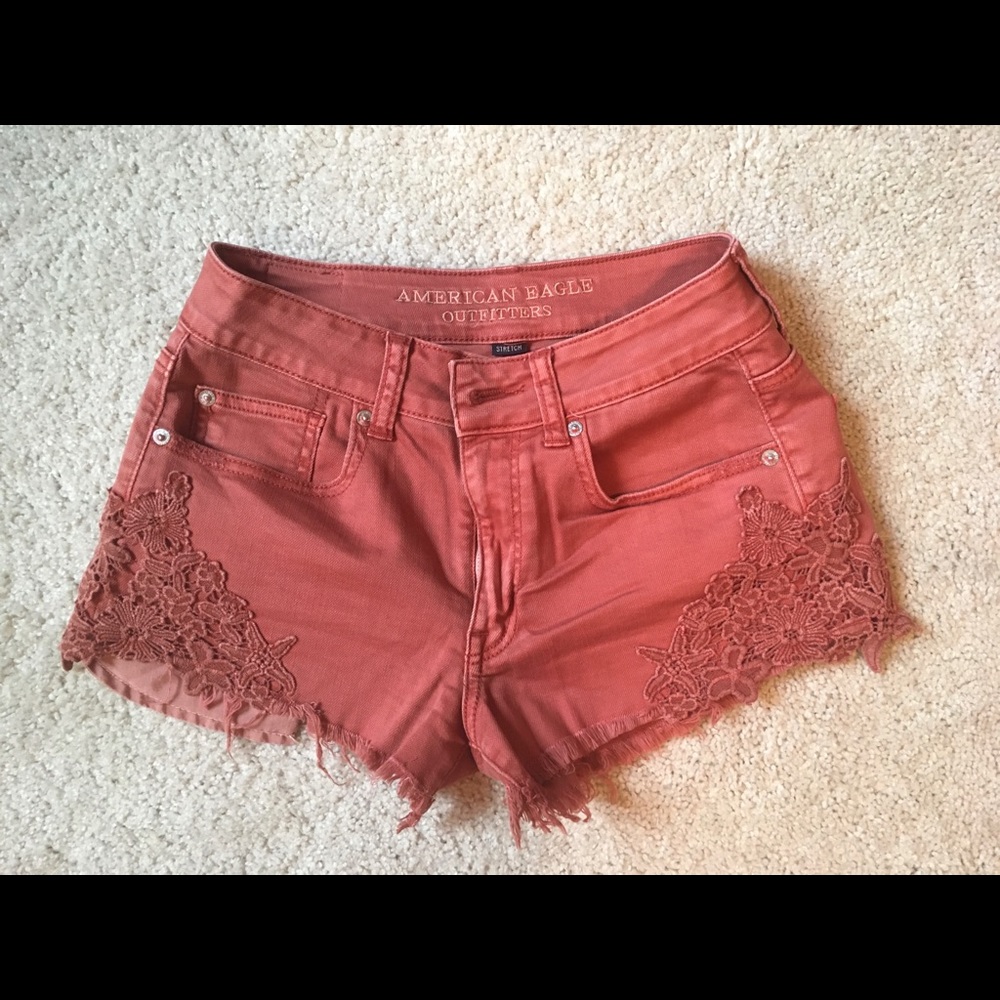 American Eagle Hi-Rise Festival Shorts